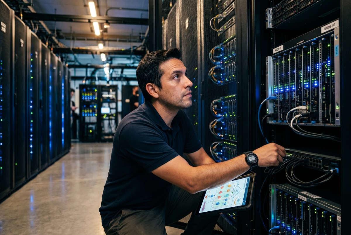DevOps engineer operando infraestructura Vicidial en data center